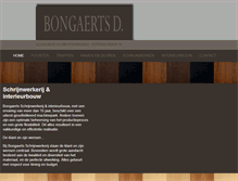 Tablet Screenshot of bongaertsd.be